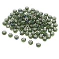 thumbnail image 4 of 100 piezas de abalorios sueltos de gran agujero, sueltas de de cerámica, se adapta a s, joyería, collares, pendientes, manual Verde y azul Baoblaze Cuentas sueltas Perlas espaciadoras, 4 of 7