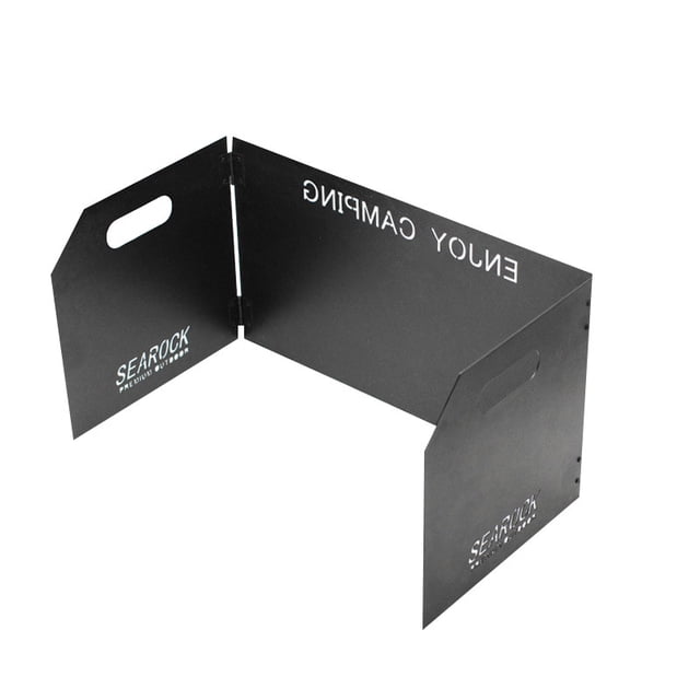 Estufa para exteriores Tri-Fold Parabrisas Estufa de casete plegable portátil Parabrisas Wmkox8yii jkg1489