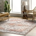 thumbnail image 2 of nuLOOM Minta Vintage Area Rug, 5', Blue, 2 of 4