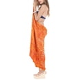 thumbnail image 5 of HAPPY BAY Women's Beachwear Summer Beach Wrap Bikini Wraps Sarong Skirt Swimsuit Swimwear Coverups Bathing Suit Swim Cover ups for Womens One Size Saffron, Floral, 5 of 5