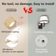 thumbnail image 3 of LED Vägglampa med 360° Justerbar Belysning, 3 Ljusstyrkenivåer, Touchkontroll, Väggmonterad Lampa - 1-pack Trämönstrad färg, 3 of 5
