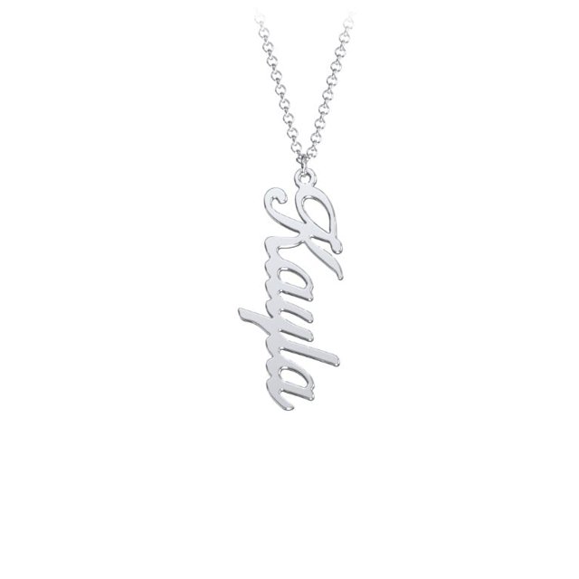 Collier Vertical avec Nom