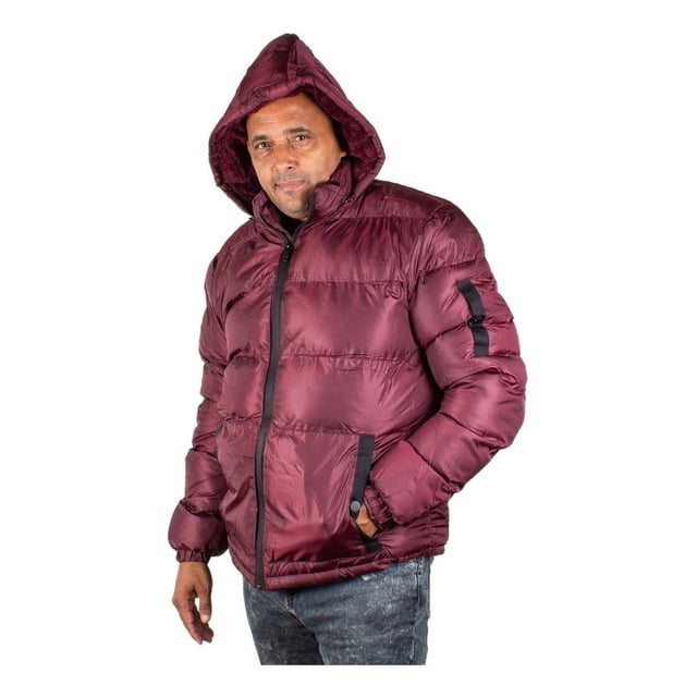Chamarra Hombre Invierno Abrigada. Con Capucha Desmontable