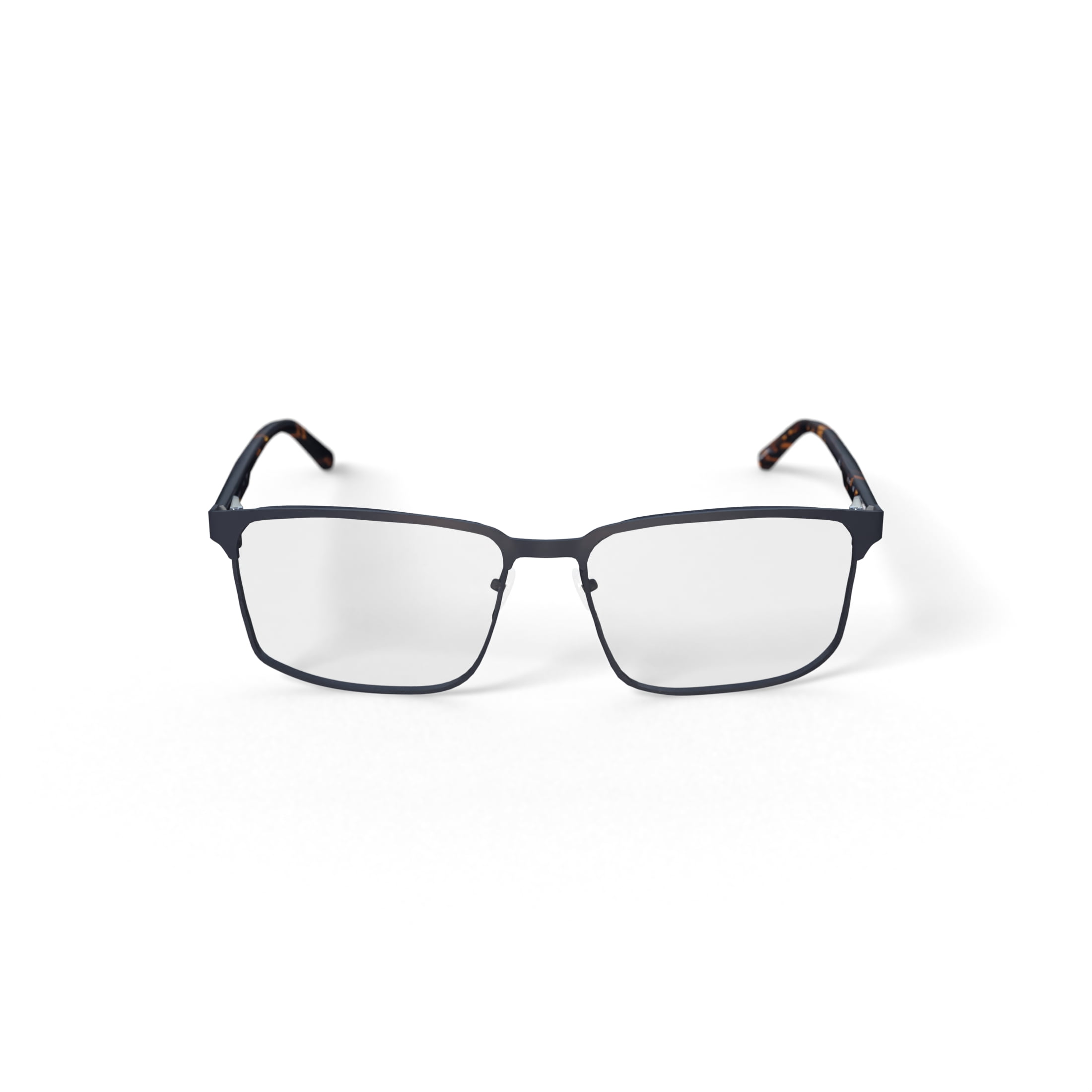 Walmart Men's Austin Square Prescription Eyeglasses with Case, Gunmetal