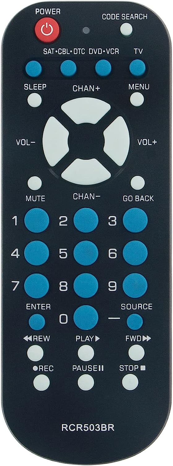 RCR503BZ RCR503BR RCR503BE New Replacement Remote Control fit for RCA