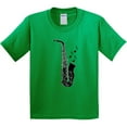 thumbnail image 3 of Inktastic Saxophone Musician Band Idea Youth T-Shirt, 3 of 5