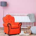 thumbnail image 4 of Costway Enfant Fauteuil Inclinable Enfants Canapé Canapé Salon Meubles Orange, 4 of 7