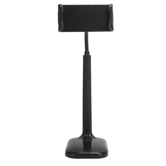 Soporte ajustable para teléfono móvil, soporte de Clip de escritorio con brazo Flexible para teléfono y tableta, color negro