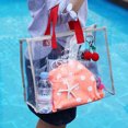 thumbnail image 4 of Beach Bag for Women Men Clear Tote Bag Waterproof Sandproof Transparent Summer Travel Handbag, 4 of 4
