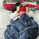 thumbnail image 5 of Manta polar Bedsure, color azul mineral, 300 g/m², tamaño doble, 5 of 6
