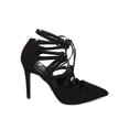 thumbnail image 2 of New Women Wild Diva Akira-63 Suede Pointy Toe Gilly Tie Gladiator Pump Size, 2 of 6