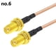 thumbnail image 3 of Cable adaptador con conector SMA macho a hembra, cable de extensión de antena, cable RF 0-6G, cable RG316, 3 of 5