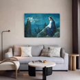 thumbnail image 5 of Jesus Prays in The Garden of Gethsemane Canvas Poster Bedroom Decor Sports Landscape Office Room Decor Gift,Frame-style,20x30inch(50x75cm), 5 of 8