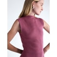 thumbnail image 4 of Scoop Women’s and Women's Sleeveless Mock Neck Mini Dress, Sizes XS-4X, 4 of 5