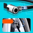 thumbnail image 3 of With 12V Air Compressor Pump with LED Light Digital Display Meter 100PSI Dual Cylinder Automobile Tire Inflator, 3 of 7