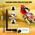thumbnail image 2 of Kit de soporte para moto con doble pinza y palo para selfies para Insta 360, 2 of 7