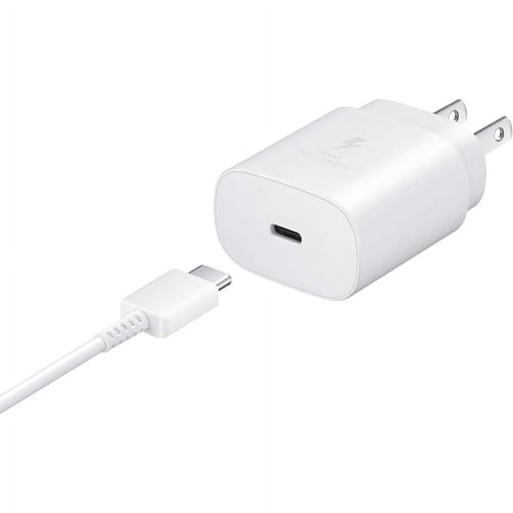 PD Type-C 25W Fast Home Charger for Motorola Moto G Play (2024) - 10ft USB-C Cable Quick Power Adapter Travel Wall R4Q for Moto G Play (2024)