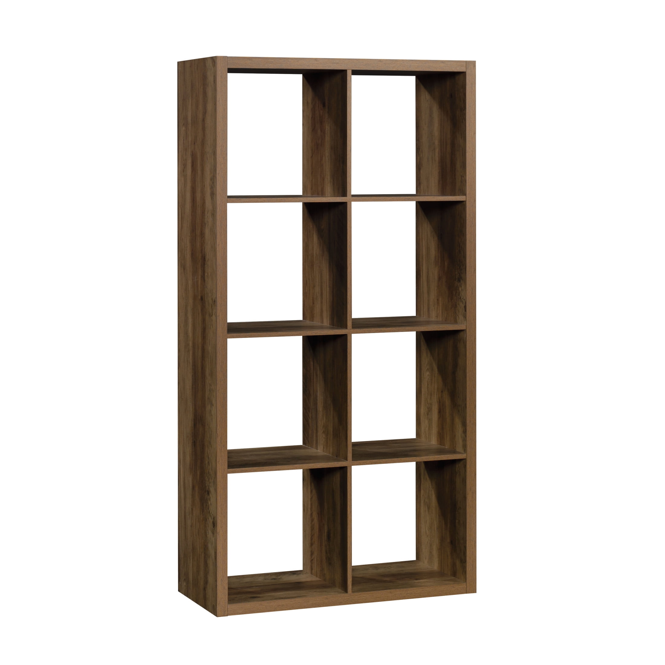 Sauder 8-Cube Organizer Storage Bookcase, Rural Pine Finish