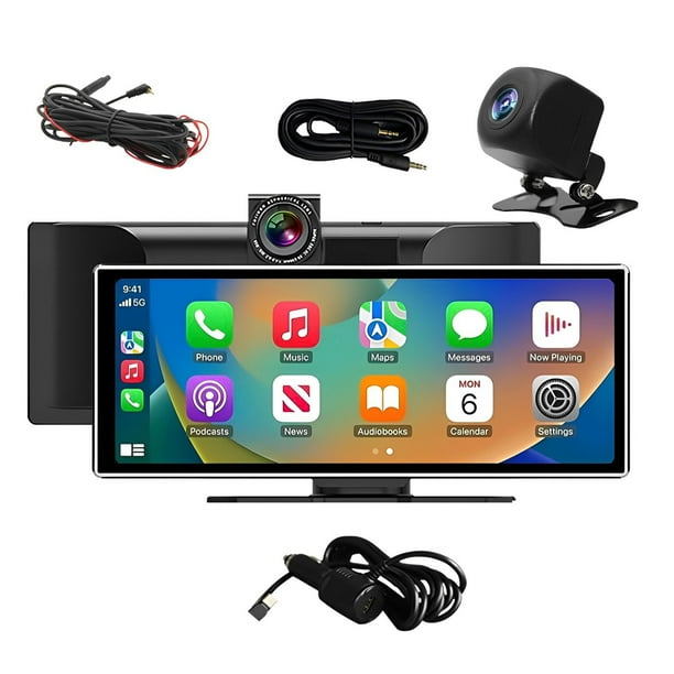 Scienceny 11.26 leva de la rociada del retrovisor 11.26 de la leva de la rociada de la leva de la rociada del video del coche DVR de la pantalla Paneles de instrumentos para automóviles