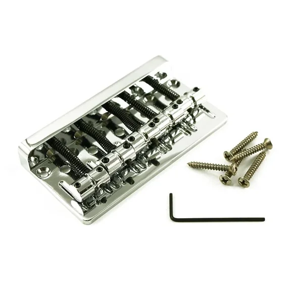 WD Heavy-Duty 5-String Bass Bridge, #GEB2015 - CHROME