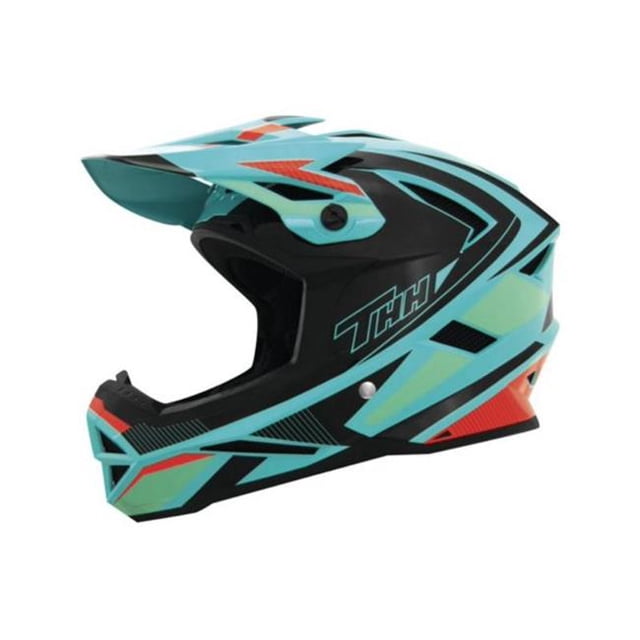 THH Helmets 644048 T-42 BMX Acceler Helmets, Blue & Orange - Extra Small