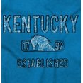 thumbnail image 2 of Kentucky Race Horse Vintage Stencil Womens Slim Fit Graphic Tee Brisco Brands S, 2 of 4