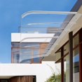 thumbnail image 2 of Hyasfey Invisible Front Door Awning Rain Snow Sun Protection Window Canopy Patio Porch Balcony Eave Roofing Overhead Rain Shelter Cover, 2 of 8