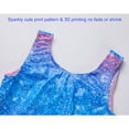 thumbnail image 5 of Gymnastic Leotards for Girls Shiny Pink Size 8-9 Years Old Little Kids Sports Unitards, 5 of 7
