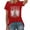 Red, variant on Country Music Shirt For Women Vintage Tennessee Graphic Tshirts Rodeo Western Short Sleeve Tee Tops Long Sleeve Layering T Womens Long Sleeve Spandex T Shirt Long Shirt Women Women Tops Summer Large