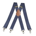 thumbnail image 1 of Tirantes para hombre, estilo vintage, duraderos, fuertes, grandes, altos y elásticos. azul, 1 of 8