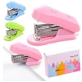 thumbnail image 1 of Mini Small Stapler Useful Mini Stapler Staples Set Office Binding, 1 of 4