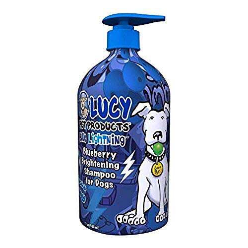 Lucy Pet All Natural Shampoo for Dogs Lightning Blueberry Brightening