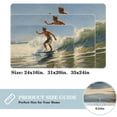 thumbnail image 2 of Surf Modern Polyester Non-Slip Floor Rug Office Mat, Machine Washable Office Rugs, 2 of 6