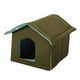 thumbnail image 1 of Refugio para gatos callejeros, cama para gatos, cueva impermeable para dormir, tienda para perrera, suministros para mascotas, casa plegable para, 1 of 9