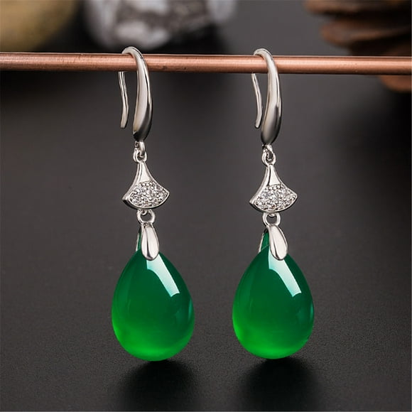 Pendientes para mujer, regalos para mujer, colgante de perla negra, conjunto de diamantes para mujer, collar con colgante de perla negra de circonita, los pendientes