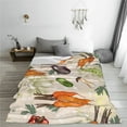 thumbnail image 5 of Pofeuu Cute Vegetables Print Ultra-Soft Micro Fleece Blanket,for Bed Or Sofa,All Season Throw Blankets Flannel Blanket-50"x40", 5 of 7