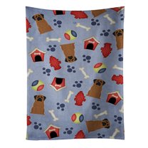Carolines Treasures BB2628KTWL Dog House Collection Mastiff Brindle Kitchen Towel 15 X 28" multicolor