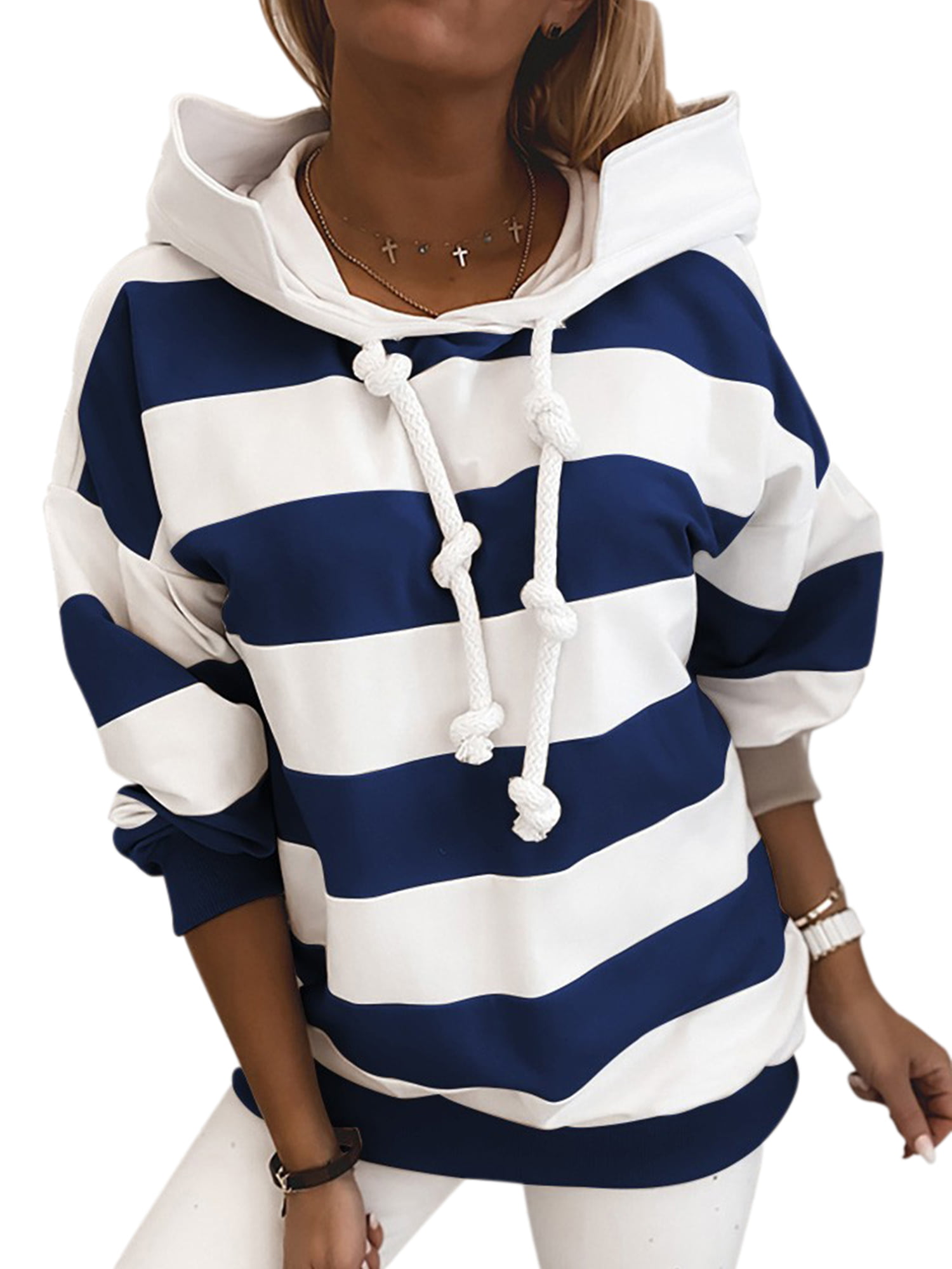 Delicious Snacks Pattern Womens Long Sleeve Round Neck Sweatshirt Printing Pullover Hoodie