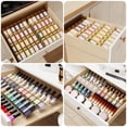 thumbnail image 2 of Organizador de cajones Spice Jadehom de 4 niveles, acrílico transparente, 48 x 33 cm, 2 of 7