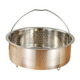 thumbnail image 4 of Cesta de vapor de acero inoxidable, colador para lavar arroz, inserto para vaporera, olla arrocera 22x95 cm, 4 of 9