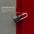 thumbnail image 5 of 2 Pack Outdoor Combination Padlock Long Shackle Lock 6.5cm Shackle Waterproof 4 Digit Resettable Combination Lock, 5 of 8