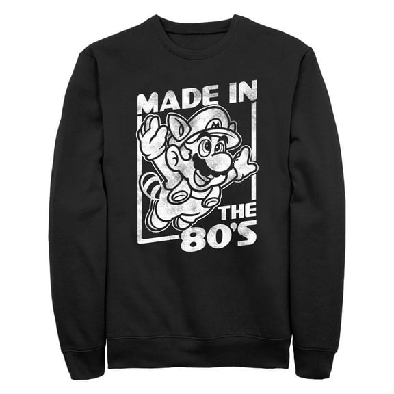 Men's Nintendo Made in the 80s Distressed  Sweatshirt