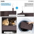 thumbnail image 5 of GRANNY SAYS 3-Shelf Hanging Closet Organizer and Storage, Collapsible Hanging Closet Shelves, Hanging Organizer for Closet & RV, Gray, 29 ½" H X 12" W X 12" D, 1-Pack, 5 of 10