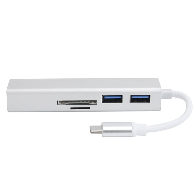 5 en 1 Hub USB3.0 Puerto Adaptador Gigabit RJ45 Interfaz de expansión Dock Suministros de computadora