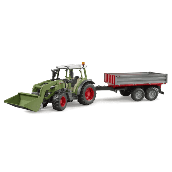 Fendt 211 Tractor w/ Load and Tipping Trailer