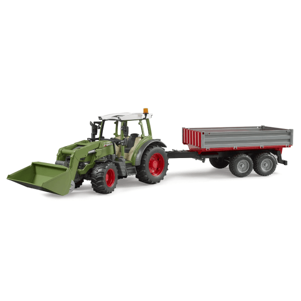Fendt 211 Tractor w/ Load and Tipping Trailer