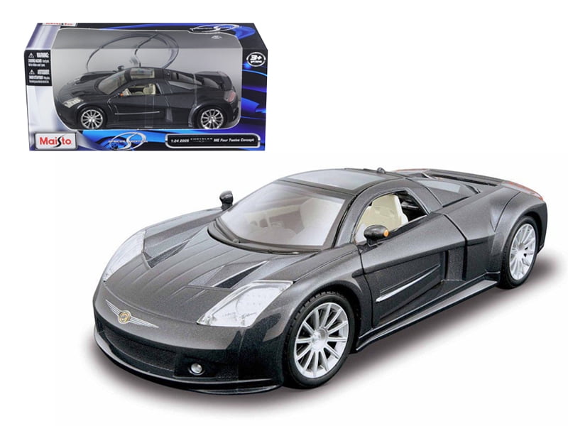 Maisto 124 Scale Chrysler Me Four Twelve Gray Diecast Model Car