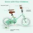 thumbnail image 5 of OLAKIDS Kids Bike, 12 14 16 18 Inch Bear Themed Toddlers Bike with Training Wheels Adjustable Seat Handlebar Coaster Brake and Handbrake, Children's Bicycle for Boys Girls, 5 of 8