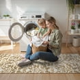 thumbnail image 4 of Lahome Decor 2'x6' Vintage Kitchen Rug, Washable Hallway Runner Rug, Indoor Soft Distressed Floral Runner Rug Non-Slip Backing for Entryway Farmhouse Bedroom Kids Playroom,Khaki, 4 of 9