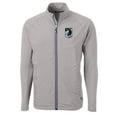 thumbnail image 2 of Men's-Cutter & Buck  Gray Minnesota United FC Adapt Eco Knit Hybrid Recycled Full-Zip Jacket, 2 of 3